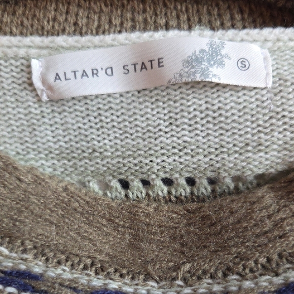 Altar'd State Belle Boho Babydoll Sweater NEW! - Picture 8 of 9